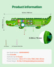 VEVOR Crocodile Activity Wall Busy Board Panels 9 Activities Sensory Wall Panel