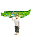 VEVOR Crocodile Activity Wall Busy Board Panels 9 Activities Sensory Wall Panel