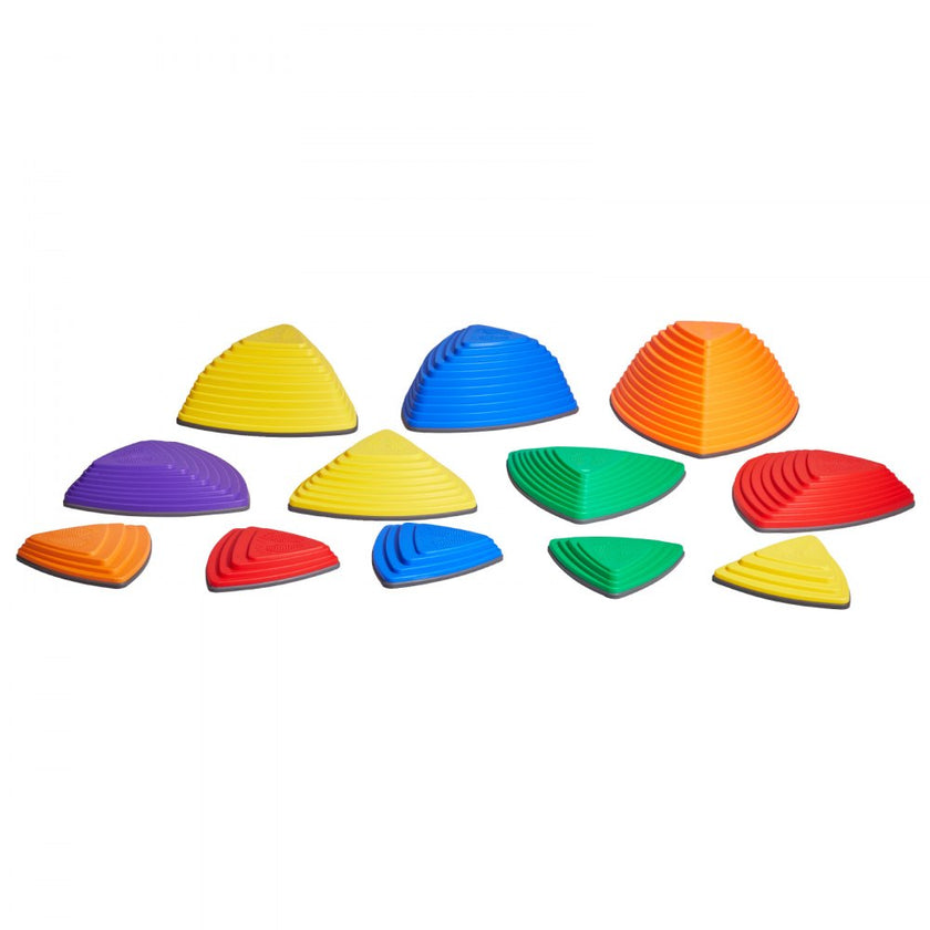 VEVOR Kids Balance Stepping Stones Sensory Obstacle Course 12 PCS Outdoor Indoor