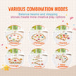 VEVOR Kids Balance Beam Stepping Stones Gym Obstacle Children Balance Board 6PCS