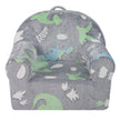 VEVOR Toddler Chair Glow in the Dark Plush Baby Chair Playroom Furniture Grey