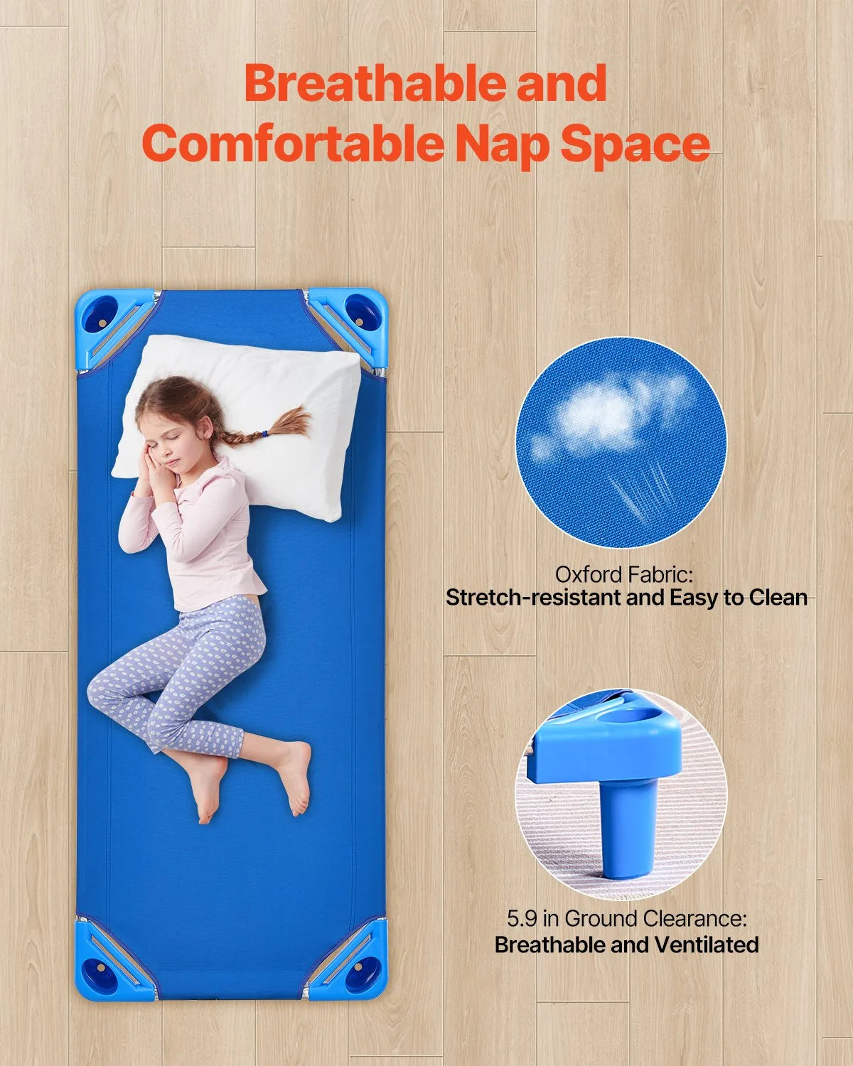 VEVOR Stackable Kiddie Cot 52