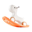 VEVOR 3 in 1 Rocking Horse for Toddlers 1-3 Years, Baby Rocking Horse with Detachable Balance Board and 4 Smooth Wheels, Support up to 80 lbs HDPE Material Kids Ride on Toy, 40° Swinging, Red