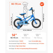 VEVOR Kids Bike 14 Inches BMX Style Children Bicycle for Boys & Girls Aged 3-6