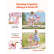 VEVOR Kids Bike 16 Inches Princess Style Children Bicycle for Girls Aged 4-8