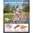 VEVOR Kids Bike 16 Inches Princess Style Children Bicycle for Girls Aged 4-8