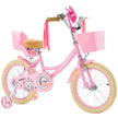VEVOR Kids Bike 16 Inches Princess Style Children Bicycle for Girls Aged 4-8