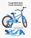 VEVOR Kids Bike 18 Inches BMX Style Children Bicycle for Boys & Girls Aged 5-10