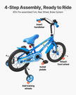 VEVOR Kids Bike 18 Inches BMX Style Children Bicycle for Boys & Girls Aged 5-10