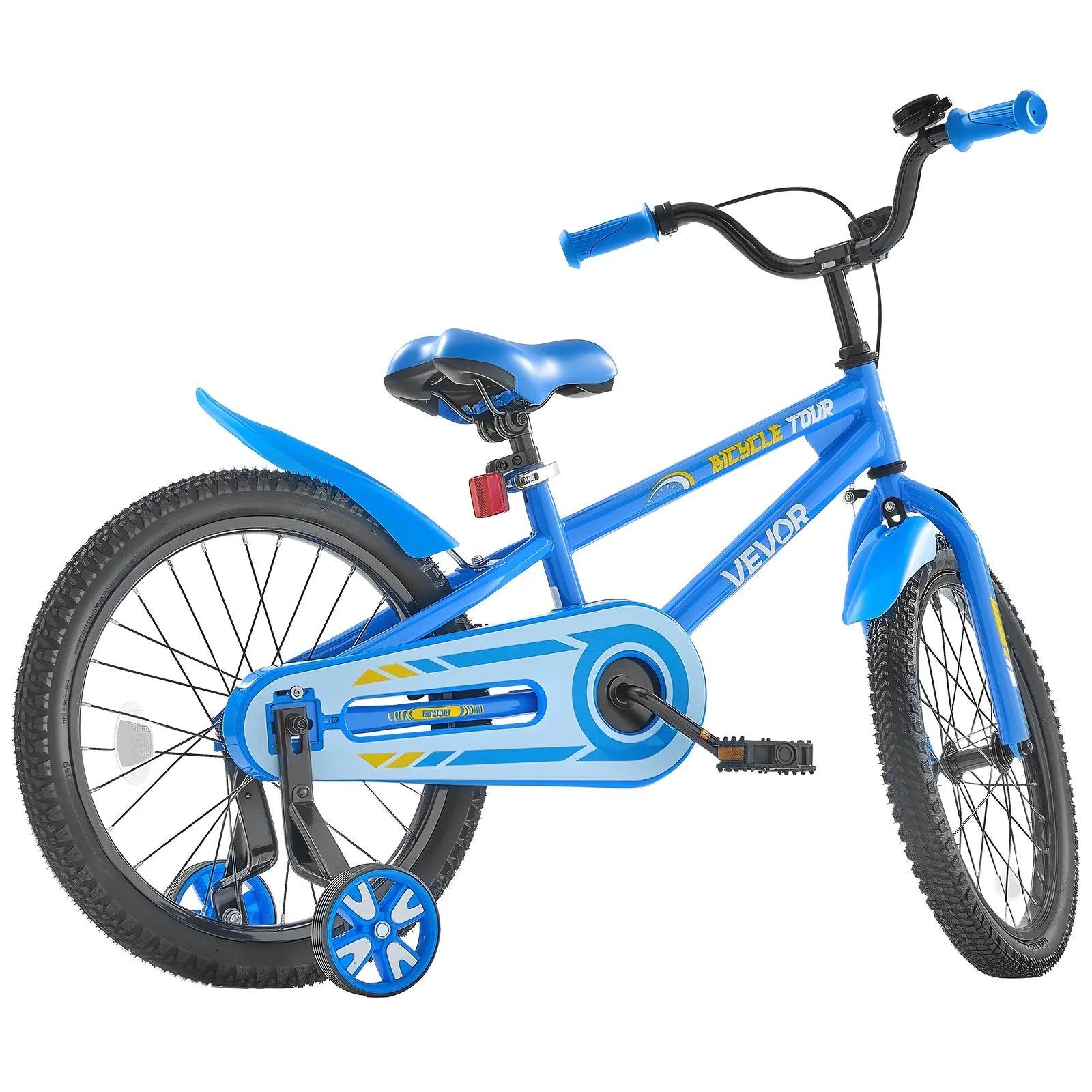 VEVOR Kids Bike 18 Inches BMX Style Children Bicycle for Boys & Girls Aged 5-10