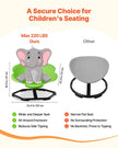 VEVOR Kids Swivel Chair, 220 lbs Capacity, Cylinder Shape Sensory Spinning Chair, Autistic Kids Sensory Toy Seat with Non-Slip Metal Base, Toddler Sit & Spin Seat for Coordination Balance Focus, Green