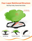 VEVOR Kids Swivel Chair, 220 lbs Capacity, Cylinder Shape Sensory Spinning Chair, Autistic Kids Sensory Toy Seat with Non-Slip Metal Base, Toddler Sit & Spin Seat for Coordination Balance Focus, Green
