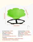 VEVOR Kids Swivel Chair, 220 lbs Capacity, Cylinder Shape Sensory Spinning Chair, Autistic Kids Sensory Toy Seat with Non-Slip Metal Base, Toddler Sit & Spin Seat for Coordination Balance Focus, Green