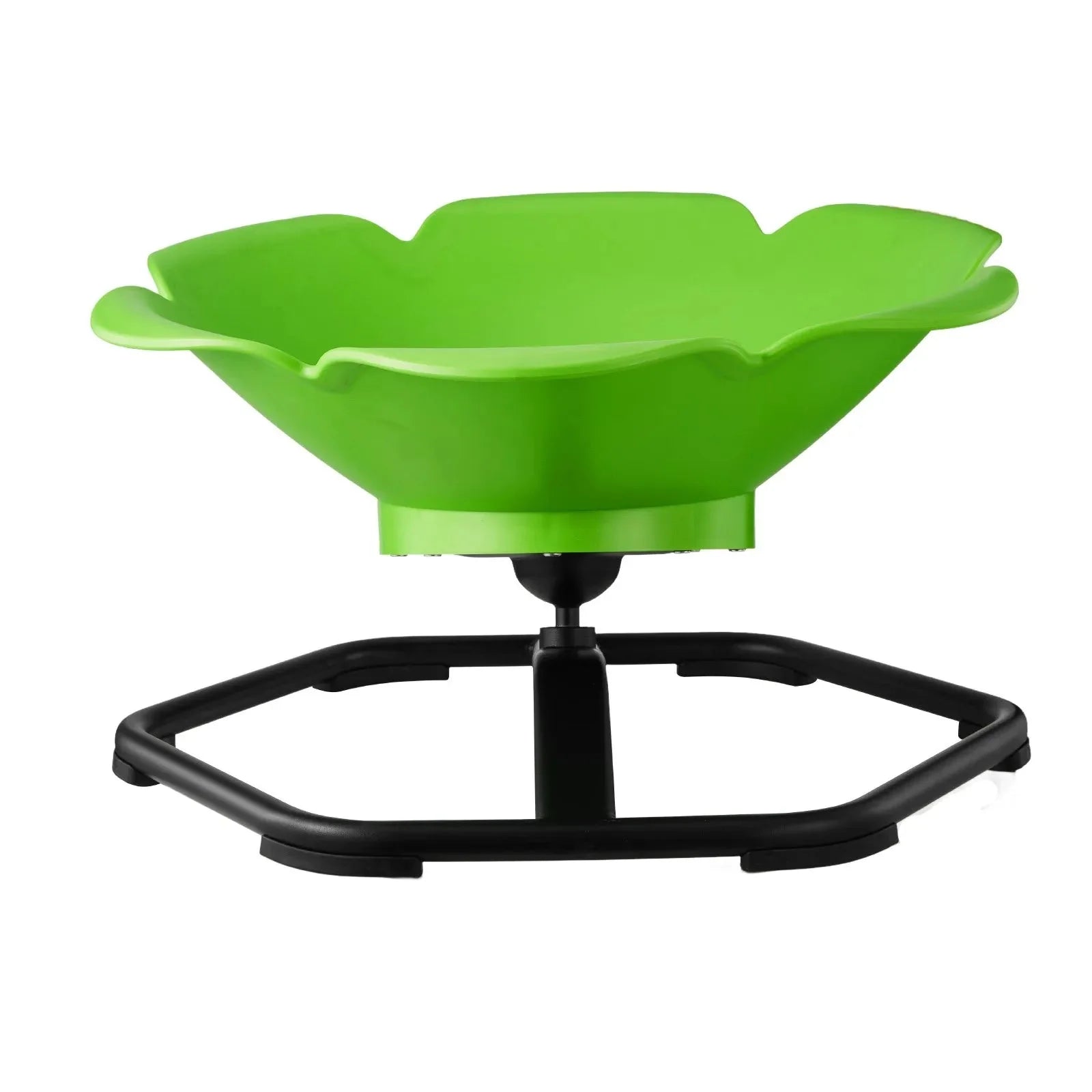 VEVOR Kids Swivel Chair, 220 lbs Capacity, Cylinder Shape Sensory Spinning Chair, Autistic Kids Sensory Toy Seat with Non-Slip Metal Base, Toddler Sit & Spin Seat for Coordination Balance Focus, Green