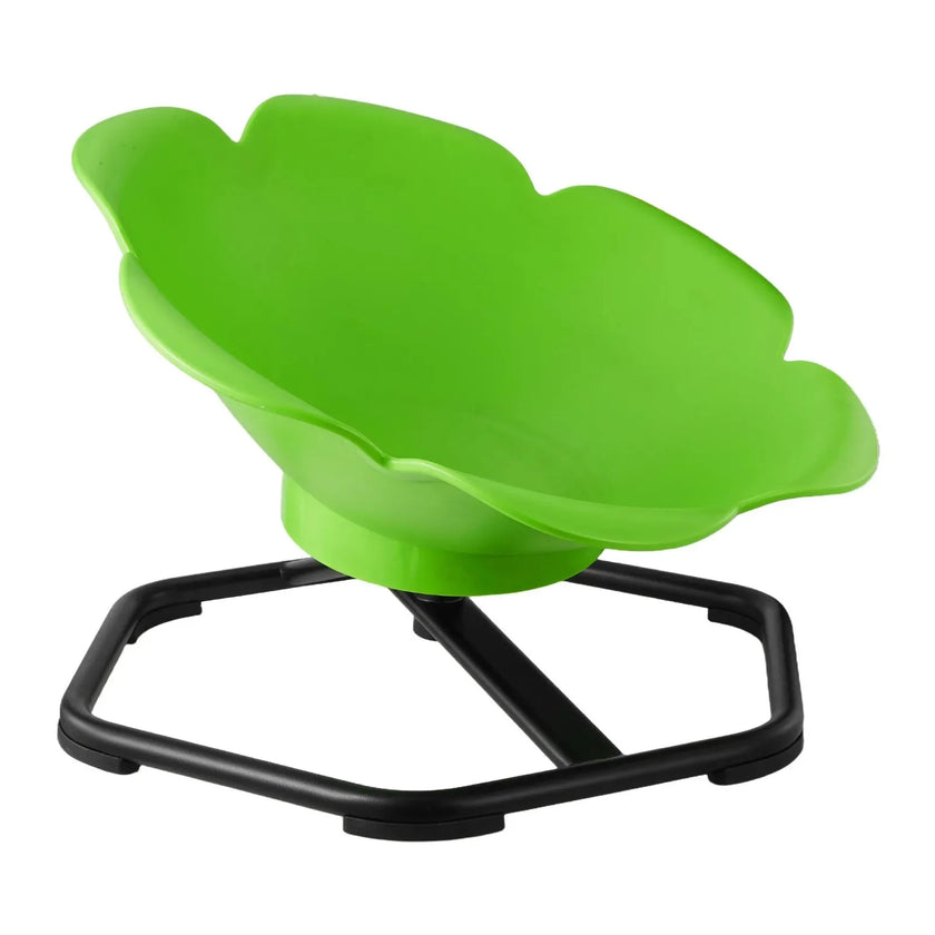 VEVOR Kids Swivel Chair, 220 lbs Capacity, Cylinder Shape Sensory Spinning Chair, Autistic Kids Sensory Toy Seat with Non-Slip Metal Base, Toddler Sit & Spin Seat for Coordination Balance Focus, Green