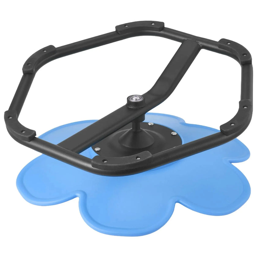 VEVOR Kids Swivel Chair, 220 lbs Capacity, Flower Shape Sensory Spinning Chair, Autistic Kids Sensory Toy Seat with Non-Slip Metal Base, Toddler Sit & Spin Seat for Coordination Balance Focus, Blue