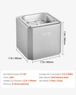 VEVOR Commercial Glass Froster CO2 Beer Glass Chiller Fast Frost Ice Cup Machine