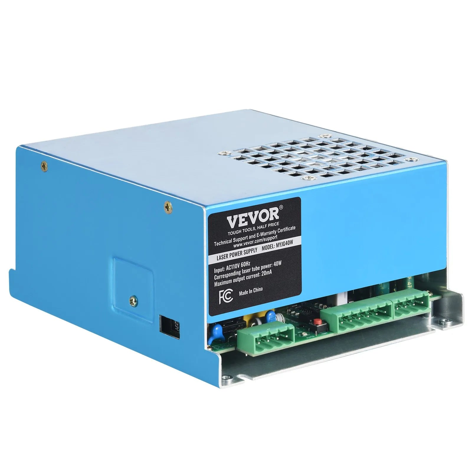 VEVOR CO2 Laser Power Supply for 40W Laser Tube Laser Engravers and Cutters