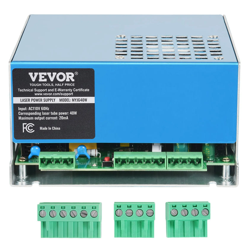 VEVOR CO2 Laser Power Supply for 40W Laser Tube Laser Engravers and Cutters