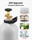 VEVOR CO2 Tank 10 lbs Aluminum Alloy Cylinder with CGA320 Valve DOT Approved