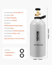 VEVOR CO2 Tank 10 lbs Aluminum Alloy Cylinder with CGA320 Valve DOT Approved