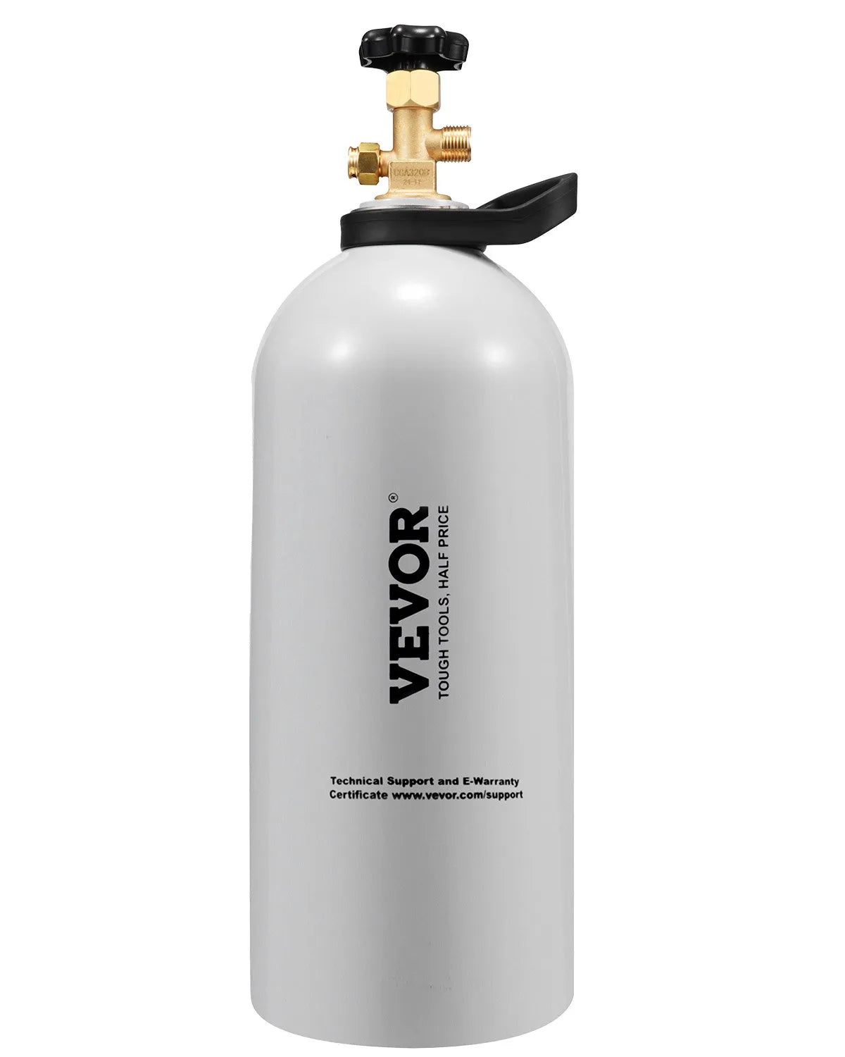 VEVOR CO2 Tank 10 lbs Aluminum Alloy Cylinder with CGA320 Valve DOT Approved