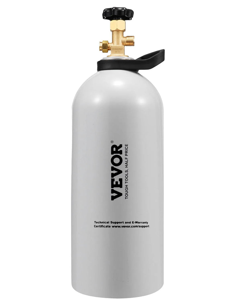 VEVOR CO2 Tank 10 lbs Aluminum Alloy Cylinder with CGA320 Valve DOT Approved