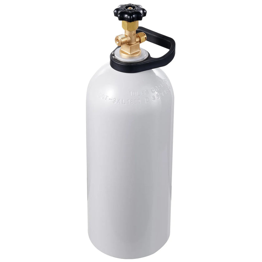 VEVOR CO2 Tank 10 lbs Aluminum Alloy Cylinder with CGA320 Valve DOT Approved