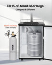 VEVOR CO2 Tank 15 lbs Aluminum Alloy Cylinder with CGA320 Valve DOT Approved