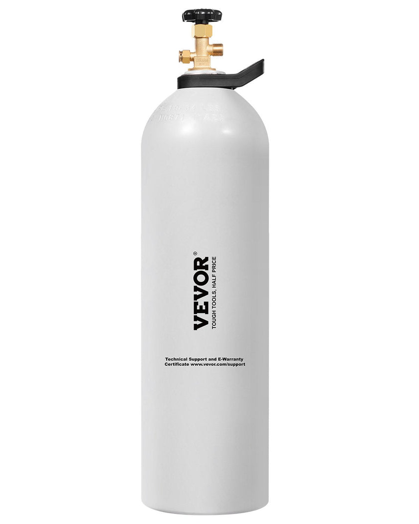 VEVOR CO2 Tank 15 lbs Aluminum Alloy Cylinder with CGA320 Valve DOT Approved
