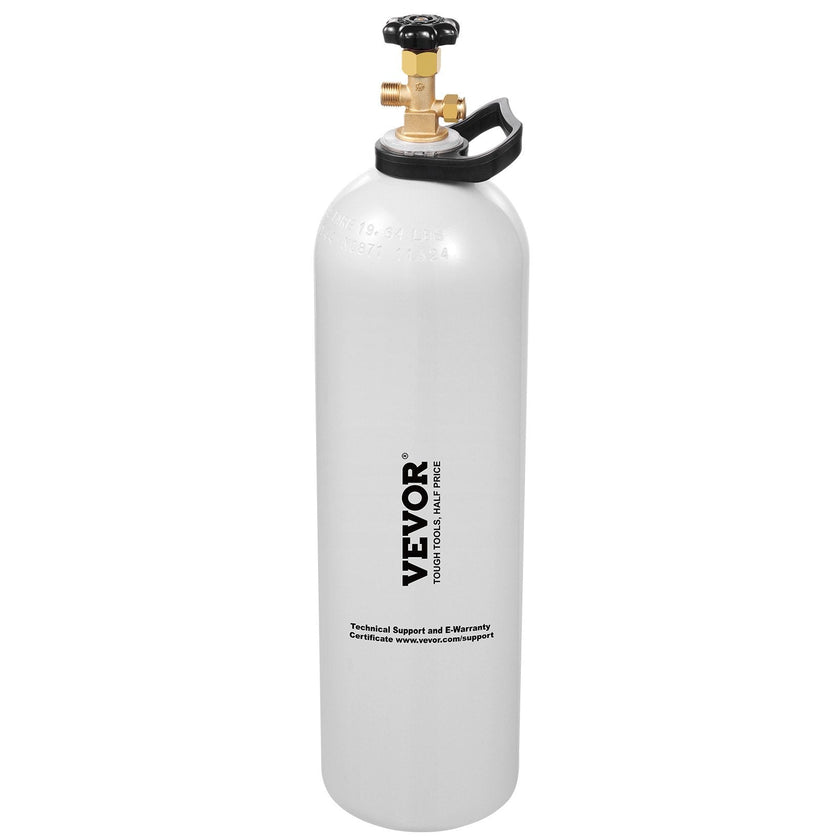 VEVOR CO2 Tank 15 lbs Aluminum Alloy Cylinder with CGA320 Valve DOT Approved