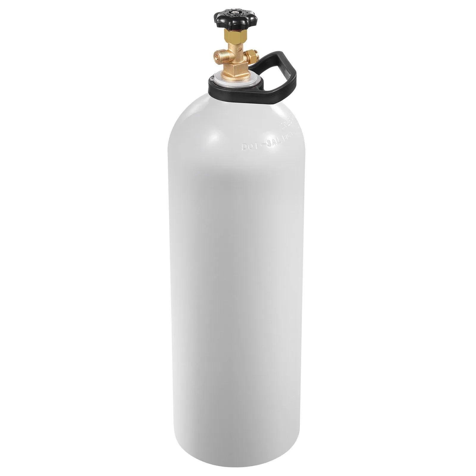 VEVOR CO2 Tank 20 lbs New Aluminum Alloy Cylinder with Siphon Tube DOT Approved