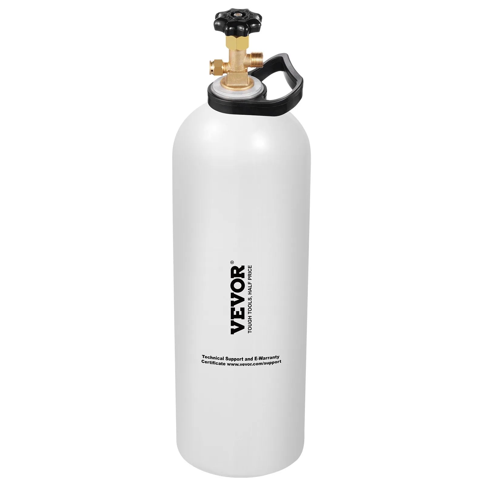VEVOR CO2 Tank 20 lbs New Aluminum Alloy Cylinder with Siphon Tube DOT Approved