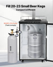 VEVOR CO2 Tank 20 lbs Aluminum Alloy Cylinder with CGA320 Valve for Draft Beer