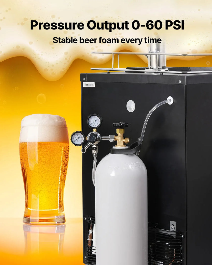 VEVOR CO2 Tank 20 lbs Aluminum Alloy Cylinder with CGA320 Valve for Draft Beer