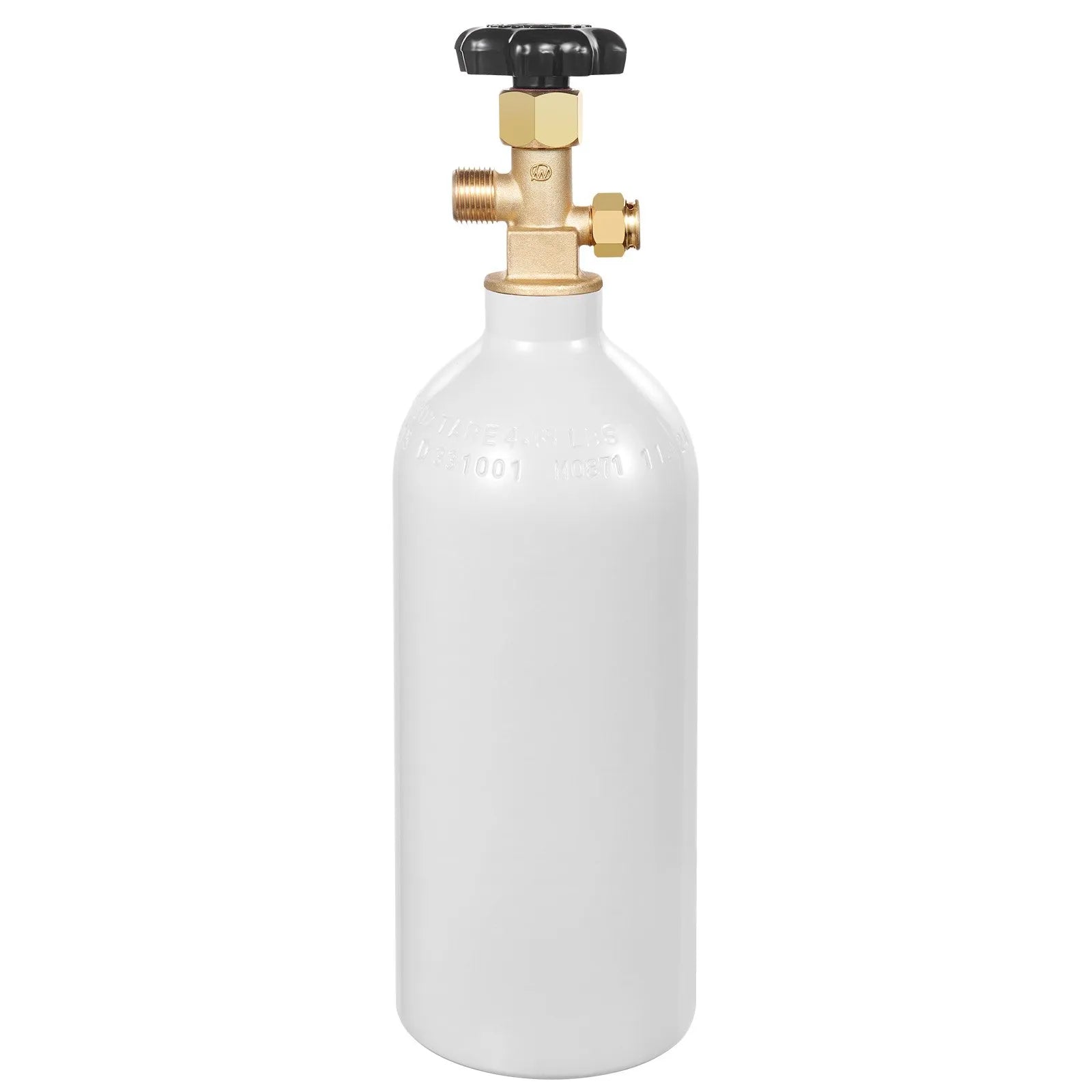 VEVOR CO2 Tank 2.5 lbs Aluminum Alloy Cylinder with CGA320 Valve DOT Approved