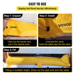 VEVOR Flood Barrier, 12 ft Length x 12 in Height Sandbag Alternative, Water Barrier for Flooding with Great Waterproof Effect, Reusable PVC Water Diversion Tubes, Flood Barriers for Home, Door, Garage