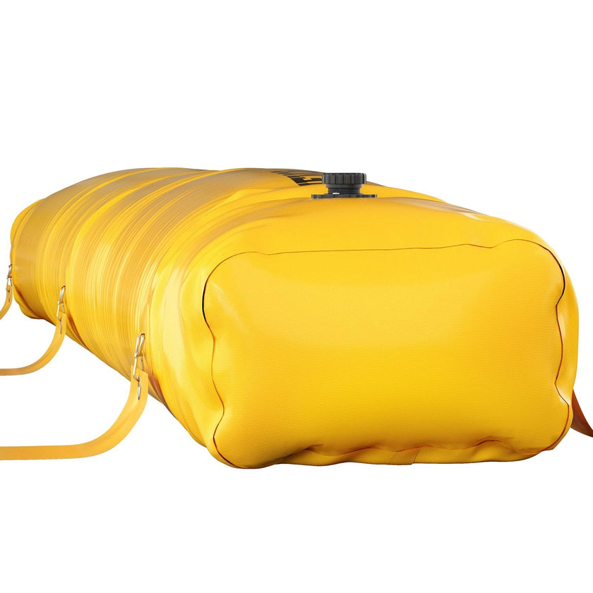 VEVOR Flood Barrier, 12 ft Length x 12 in Height Sandbag Alternative, Water Barrier for Flooding with Great Waterproof Effect, Reusable PVC Water Diversion Tubes, Flood Barriers for Home, Door, Garage