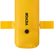 VEVOR Flood Barrier, 24 ft Length x 12 in Height, Reusable PVC Water Diversion Tubes, Lightweight Hydro Barrier with Excellent Waterproof Effect Used for Doorways, Garages, Yellow