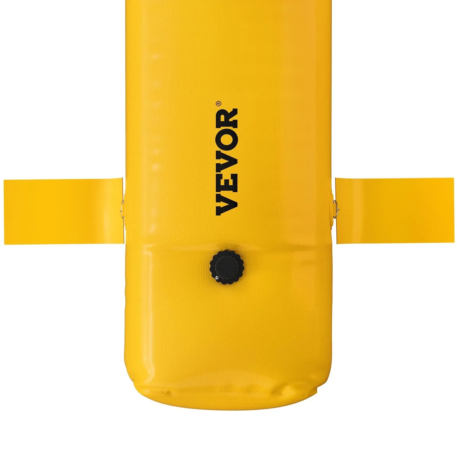 VEVOR Flood Barrier, 24 ft Length x 12 in Height, Reusable PVC Water Diversion Tubes, Lightweight Hydro Barrier with Excellent Waterproof Effect Used for Doorways, Garages, Yellow