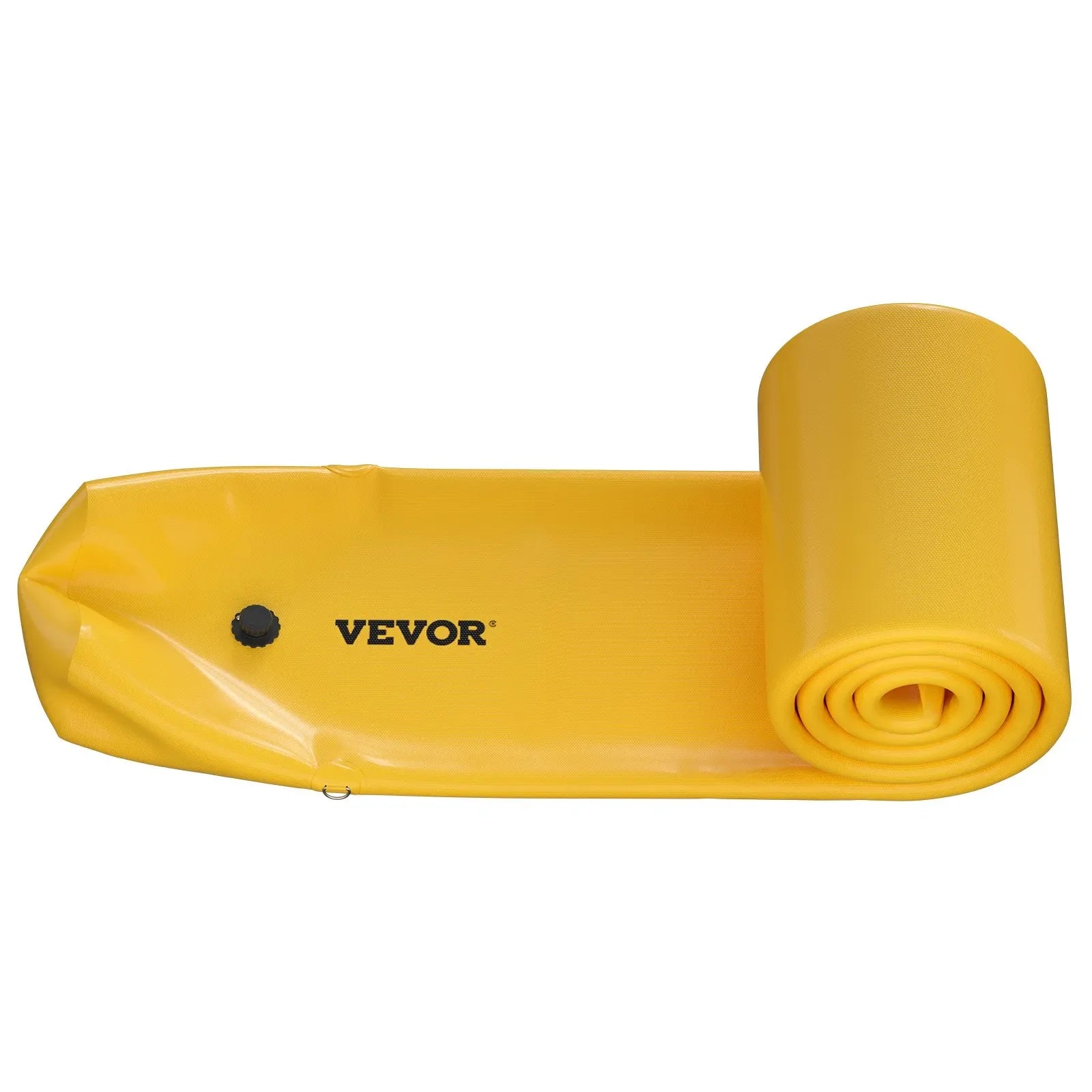 VEVOR Flood Barrier, 24 ft Length x 12 in Height, Reusable PVC Water Diversion Tubes, Lightweight Hydro Barrier with Excellent Waterproof Effect Used for Doorways, Garages, Yellow