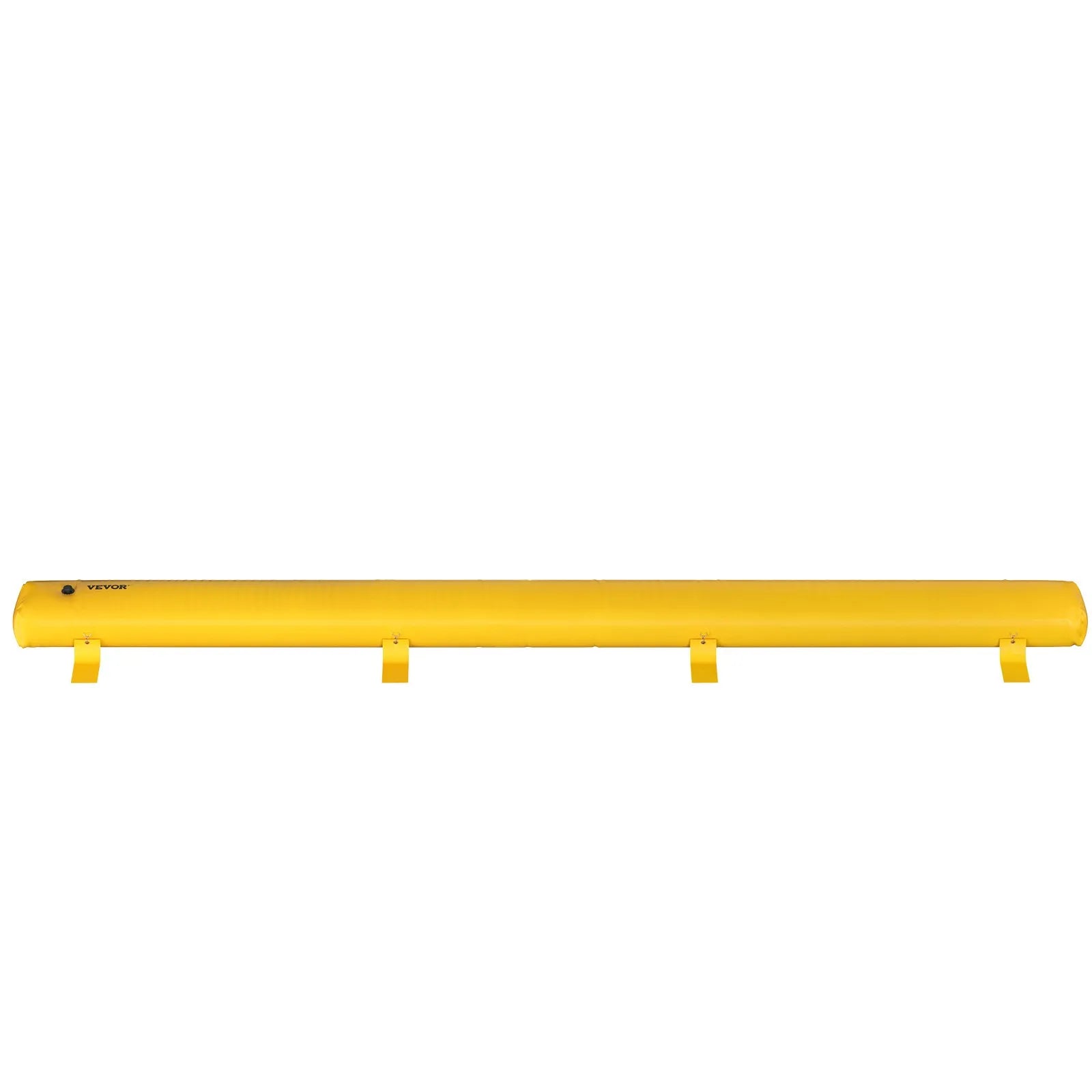 VEVOR Flood Barrier, 24 ft Length x 12 in Height, Reusable PVC Water Diversion Tubes, Lightweight Hydro Barrier with Excellent Waterproof Effect Used for Doorways, Garages, Yellow