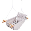 VEVOR Canvas Hammock Swing 3 Modes Baby Swing 5-Point Harness Indoor Outdoor
