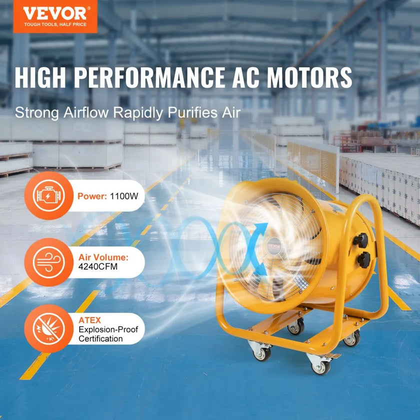 VEVOR Portable Ventilator, 16
