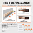 VEVOR Fireplace Mantel Wood Shelf Floating Rustic Fireplace Mantel 48