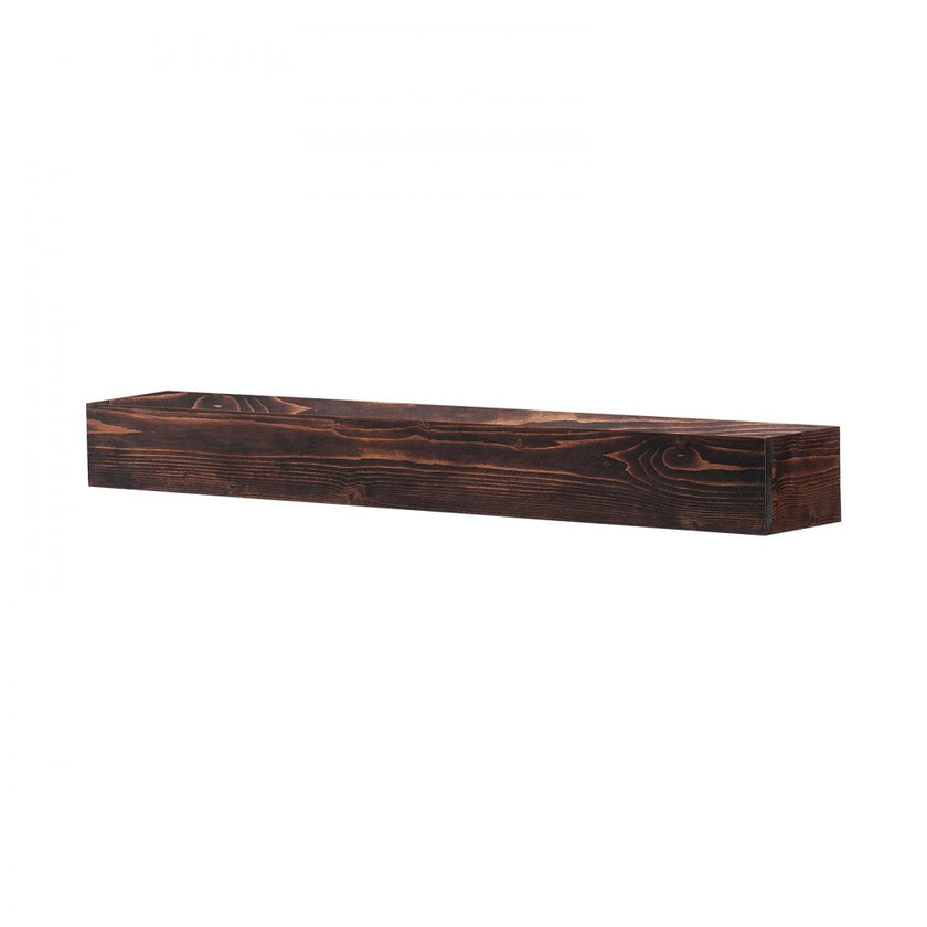 VEVOR Fireplace Mantel Wood Shelf Floating Rustic Fireplace Mantel 48