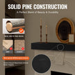 VEVOR Fireplace Mantel Wood Shelf Floating Rustic Fireplace Mantel 48