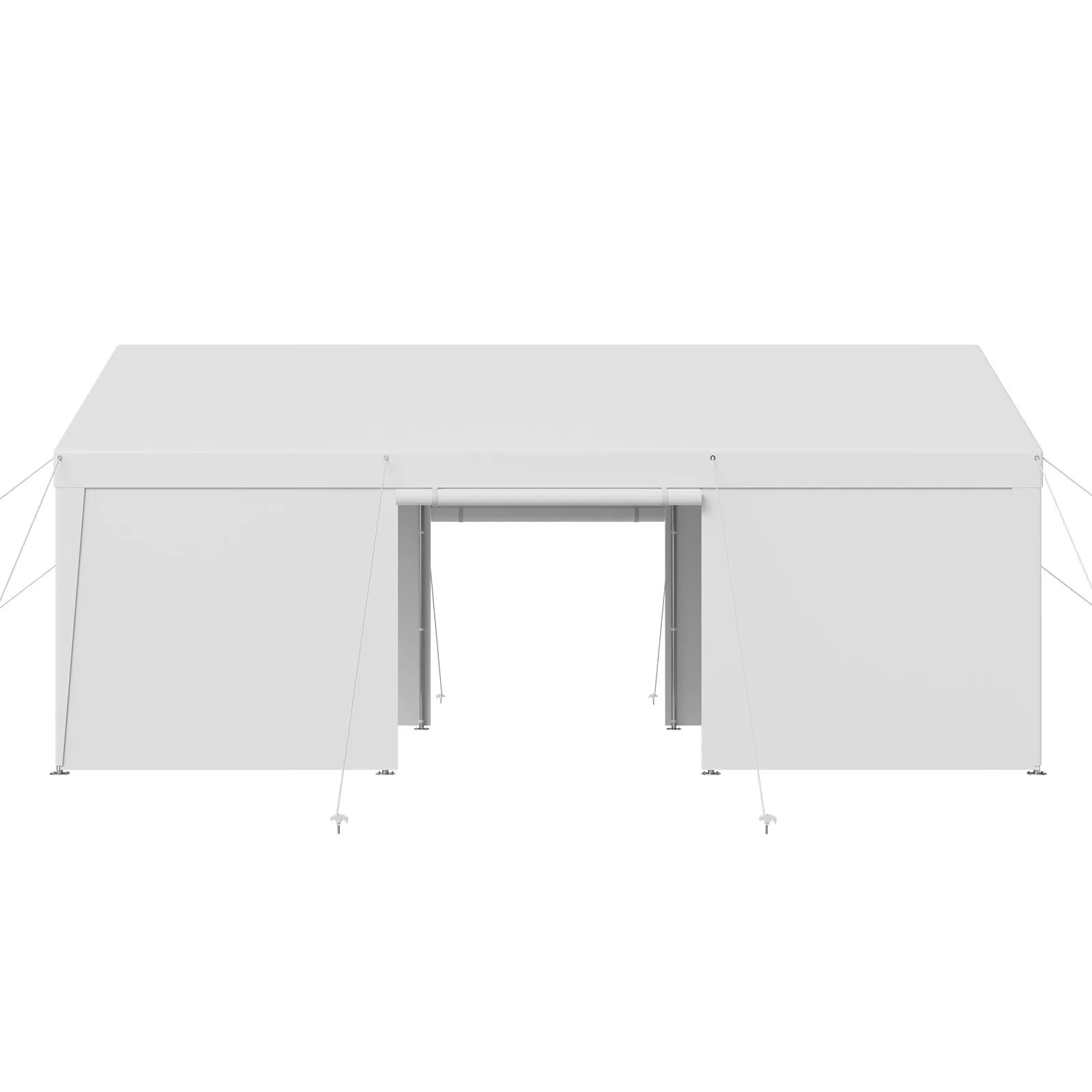 VEVOR Carport Car Canopy 10x20FT Heavy Duty Car Shelter with Sidewalls White