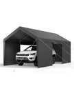 VEVOR Carport Car Canopy 12x20FT Heavy Duty Car Shelter with Sidewalls Grey