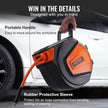VEVOR Retractable Air Hose Reel, 3/8 IN x 50 FT Hybrid Air Hose Max 300PSI, Air Compressor Hose Reel with 5 In Lead in, Ceiling / Wall Mount Enclosed Air Reel, 180° Swivel Mount